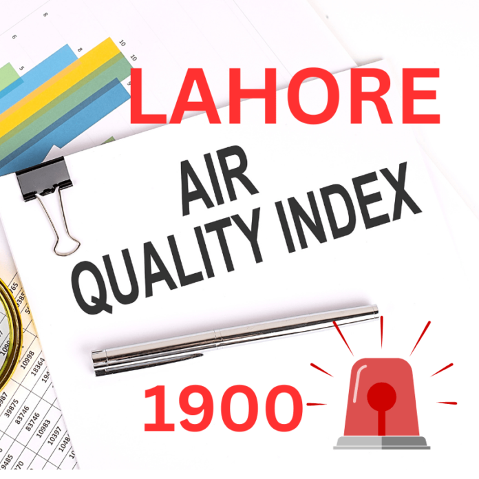 Lahore AQI 1900