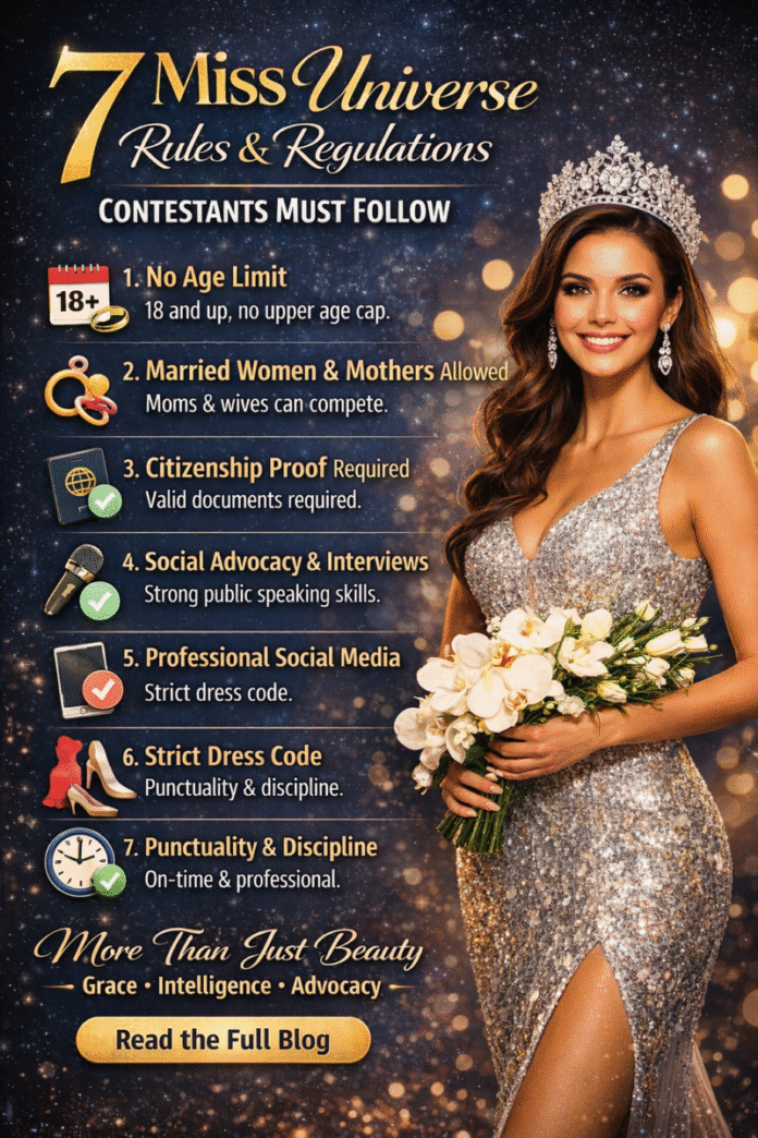 Miss Universe Rules and Regulations Miss Universe Rules and Regulations