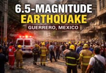 Powerful 6.5 Magnitude Earthquake Strikes Guerrero, Mexico 6.5 Magnitude Earthquake Strikes Guerrero, Mexico