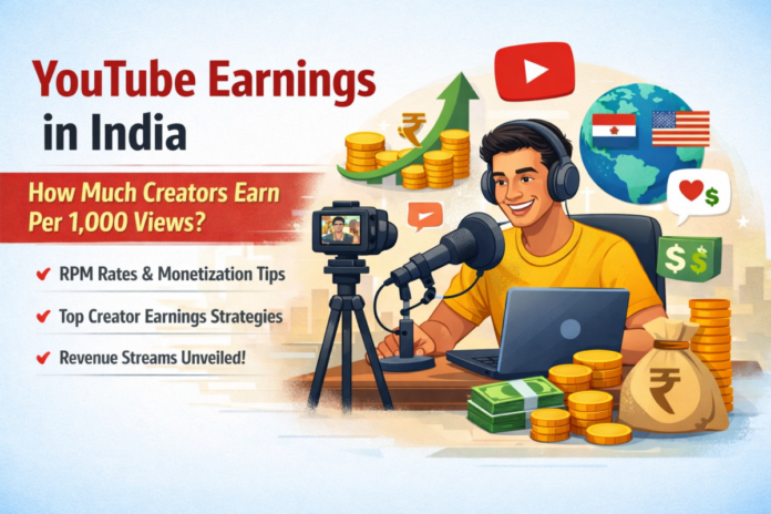 How Much YouTube pay Creators for 1000 views in India How Much YouTube pay Creators for 1000 views in India