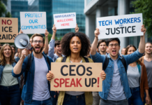 Immigration Enforcement Under Scrutiny as Tech Employees Call on Corporate Leaders to Act Tech Employees Urge Corporate Leaders to Take a Stand on Immigration Enforcement