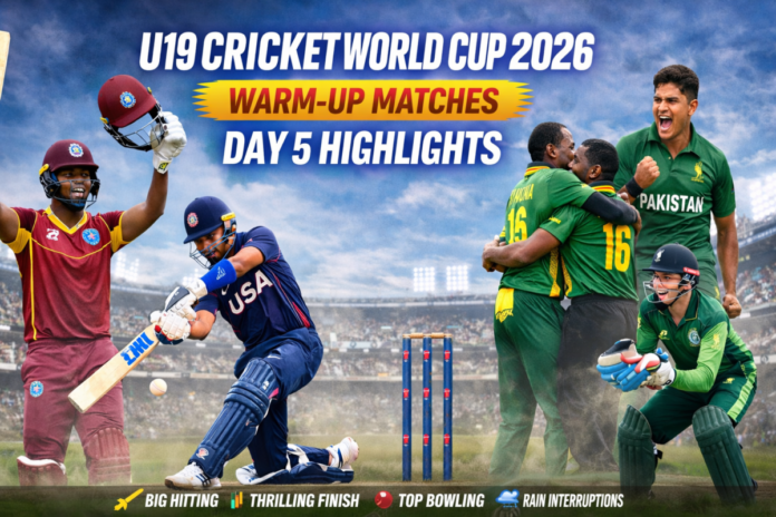 U19 Cricket World Cup 2026 Warm-Up Day 5 U19 Cricket World Cup 2026 Warm-Up Day 5