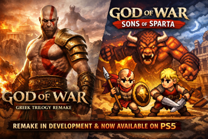 God of War Greek Trilogy Remake Confirmed Sons of Sparta PS5 Launch Details God of War Greek Trilogy Remake Confirmed Sons of Sparta PS5 Launch Details