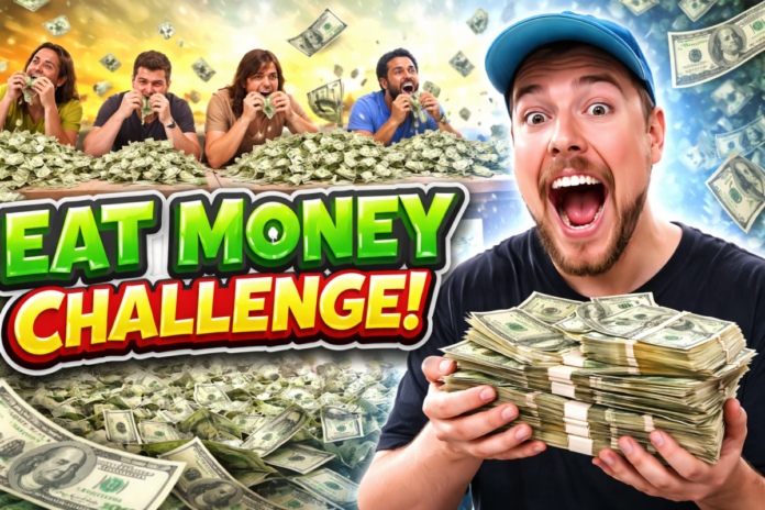 MrBeast Viral “Eat Money” Challenge Explained Extreme YouTube Trends MrBeast Viral “Eat Money” Challenge Explained Extreme YouTube Trends
