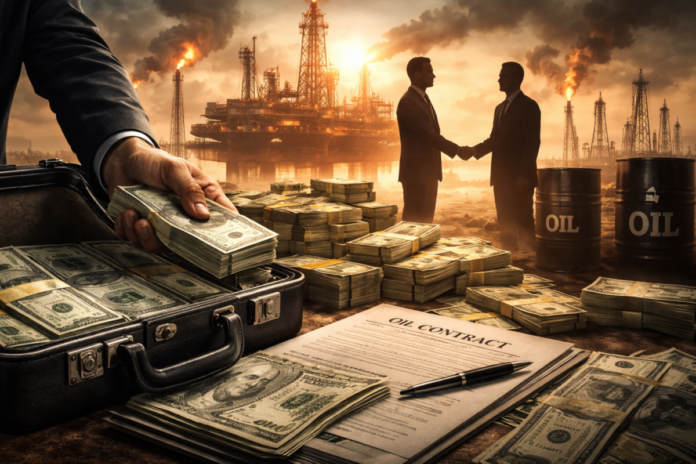 $1.3 Billion Oil Bribery Scandal How a Secret Deal Pushed a Nation Into Debt $1.3 Billion Oil Bribery Scandal How a Secret Deal Pushed a Nation Into Debt