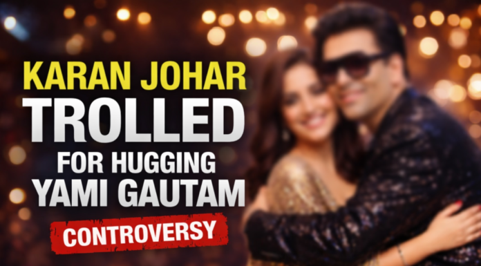 Karan Johar Trolled for Hugging Yami Gautam Amid Dhurandhar 2 Success Karan Johar Trolled for Hugging Yami Gautam Amid Dhurandhar 2 Success