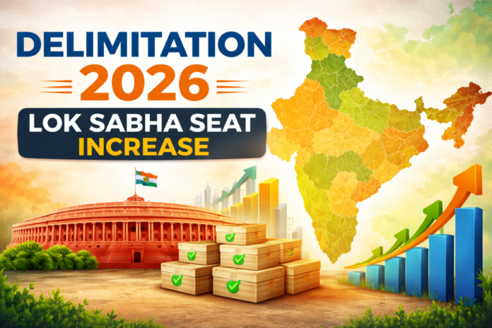 Delimitation 2026 Explained Lok Sabha Seat Increase & State Impact Delimitation 2026 Explained Lok Sabha Seat Increase & State Impact