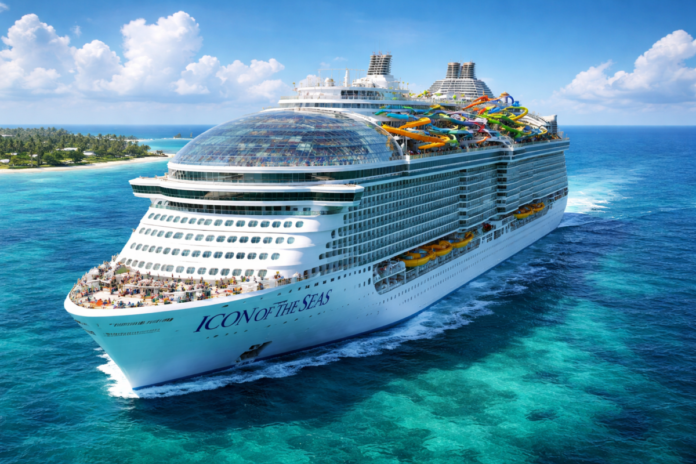 Largest Ship in the World 2026 Icon of the Seas Size Features & Facts Icon of the Seas in tropical waters