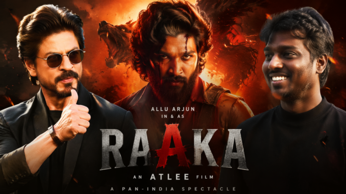 Raaka Movie Shah Rukh Khan Praises Allu Arjun & Atlee’s Upcoming Pan-India Blockbuster Raaka Movie Shah Rukh Khan Praises Allu Arjun & Atlee’s Upcoming Pan-India Blockbuster