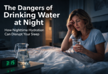 Risks of Drinking Water at Night: Effects on Sleep & Health Risks of Drinking Water at Night Effects on Sleep & Health
