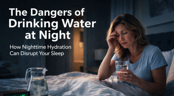 Risks of Drinking Water at Night: Effects on Sleep & Health Risks of Drinking Water at Night Effects on Sleep & Health