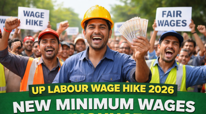 UP Labour Wage Hike 2026: New Minimum Salary Rates After Noida Protests UP Labour Wage Hike 2026 New Minimum Salary Rates After Noida Protests
