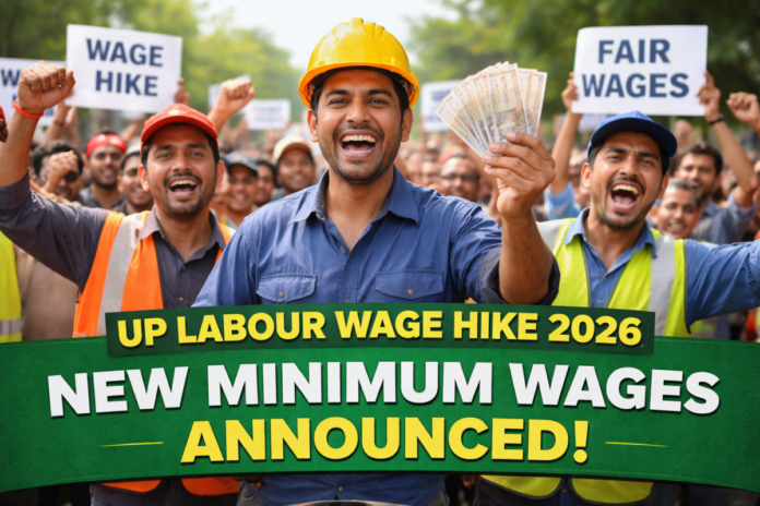 UP Labour Wage Hike 2026 New Minimum Salary Rates After Noida Protests UP Labour Wage Hike 2026 New Minimum Salary Rates After Noida Protests