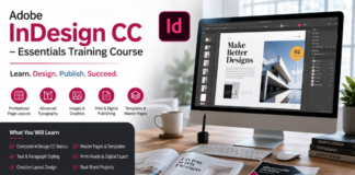 Adobe InDesign CC – Essentials Training Course: Learn Professional Publishing and Layout Design from Scratch Adobe InDesign CC – Essentials Training Course