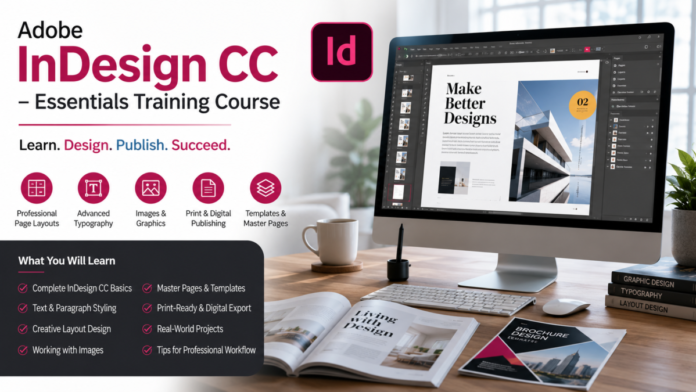 Adobe InDesign CC – Essentials Training Course Adobe InDesign CC – Essentials Training Course
