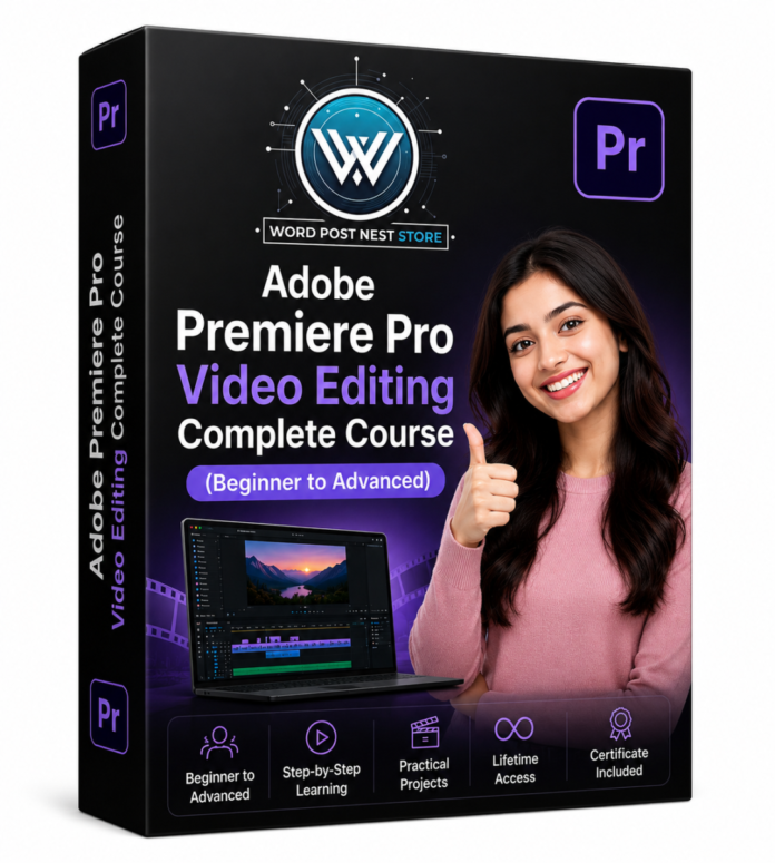 Adobe Premiere Pro – Video Editing Complete Course 1 Adobe Premiere Pro Complete Course in Hindi | Beginner to Advanced Video Editing