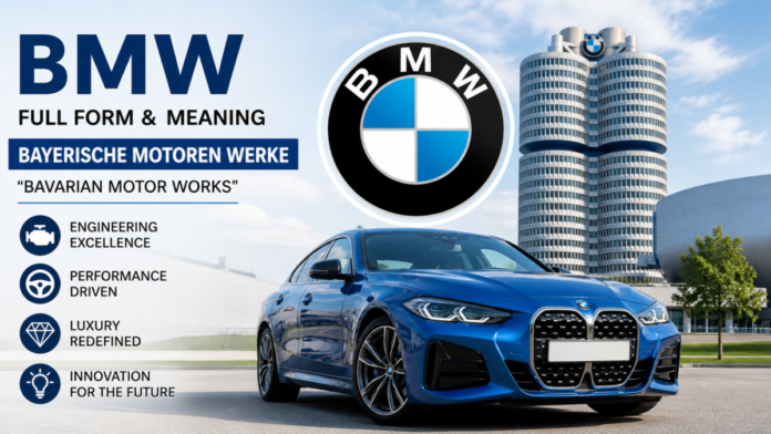 What is the Full Form of BMW Meaning, History and Facts What is the Full Form of BMW Meaning, History and Facts