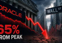 Oracle Shares Crash 65%: Why the AI Giant Lost Wall Street’s Confidence Oracle Shares Crash 65% Why the AI Giant Lost Wall Street's Confidence