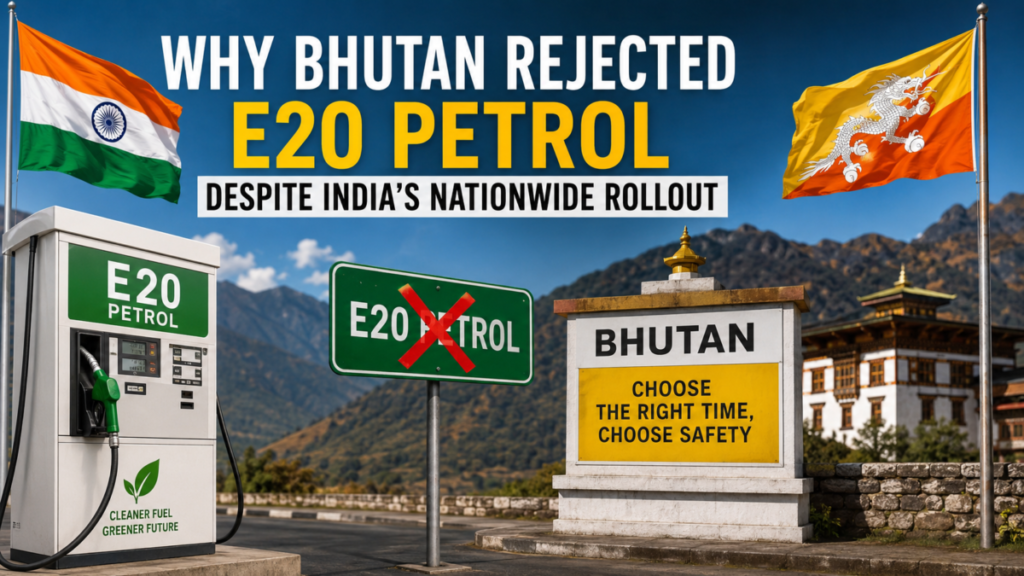 Why Bhutan Rejected India's E20 Petrol Rollout Everything You Need to Know