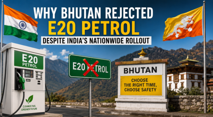 Why Bhutan Rejected India’s E20 Petrol Rollout Why Bhutan Rejected India's E20 Petrol Rollout Everything You Need to Know